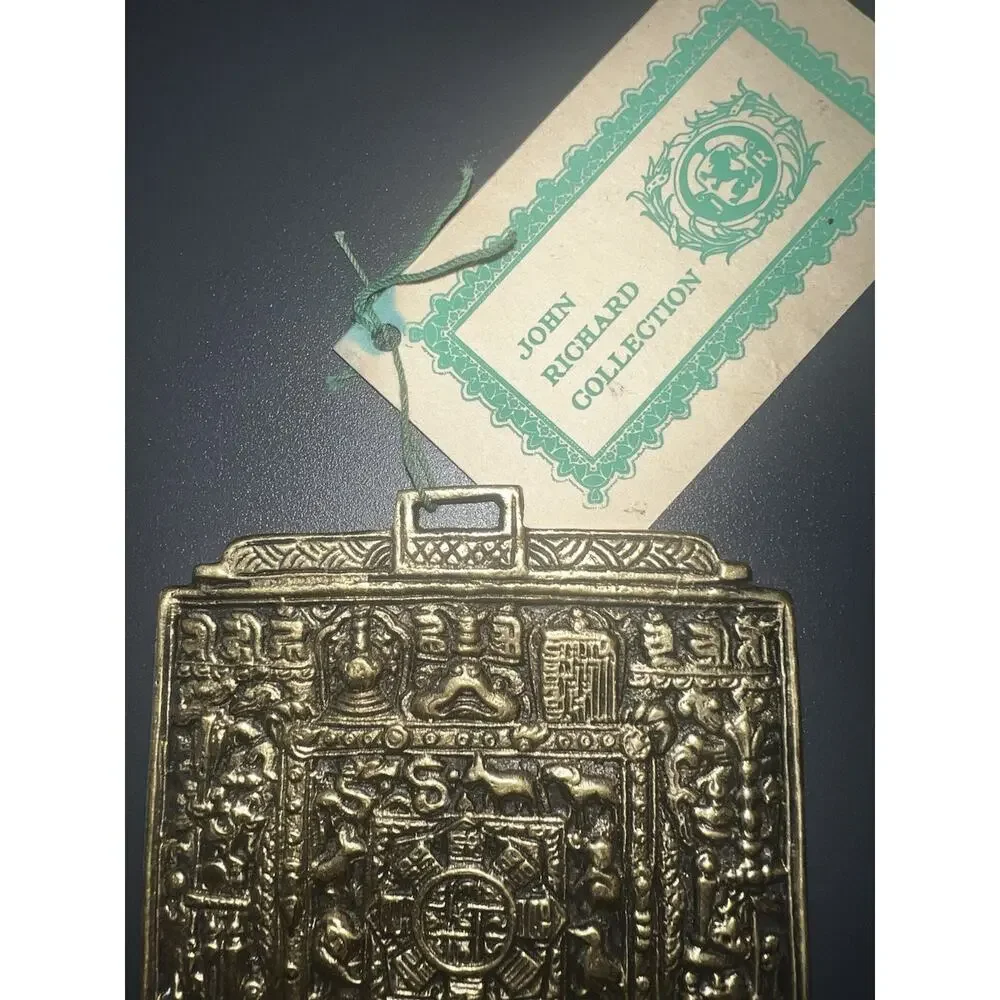 Antique Himalayan Tibetan Bronze Zodiac Amulet Pendant John Richard Collection